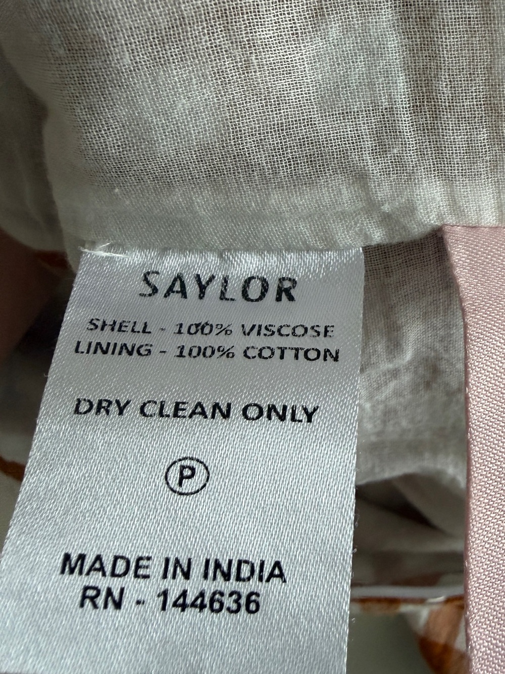 Saylor x Anthropologie Laken Gingham Ruffle Jumpsuit Apricot White Small - Picture 8 of 13